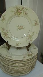 Theodore Haviland China, "Rosalinde",  12 Place Settings (5 Pieces each), lots of serving pieces
