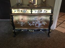 Custom painted dresser