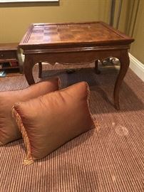 End table $20 and two pillows - $10