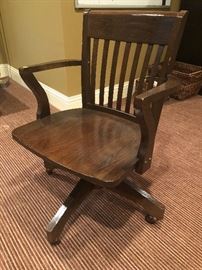 Pottery barn swivel desk chair - $45