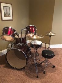 Drum set - $40