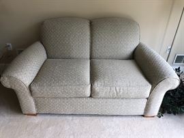 The Well Dressed House custom love seat