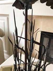 Original Commissioned salvage metal sculpture by Jim Dolan, dated 1975