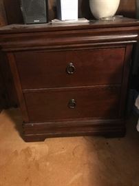 3-piece side-by-side dresser (with mirror), chest of drawers, nightstand