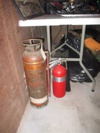 copper fire extinguisher and other