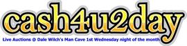 Starting September the 5th at Dale Wilch's Man Cave "Live Auction"  Show up, sell your stuff, buy more stuff or just have fun shopping the Flea Market vendors every Wednesday night 6-9.  
