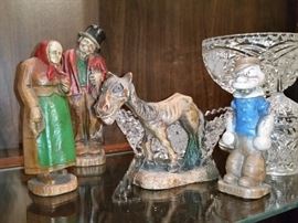 Part of the collection of 1930s to 1940s 'Strikalite' figurines