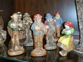 More of the collection of 1930s to 1940s 'Strikalite' figurines