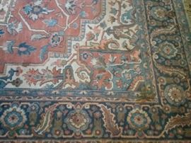 Karastan rug measures approximately 8' x 12'