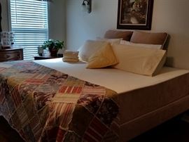 Tempur-pedic king size mattress and foundation (all in excellent condition)