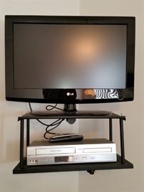 LG LCD TV and Philips VHS VCR