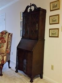 Antique cherry secretary