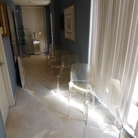 Lucite chairs