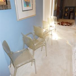 Lucite chairs