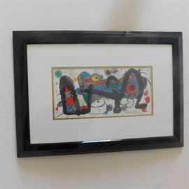 Joan Miro print