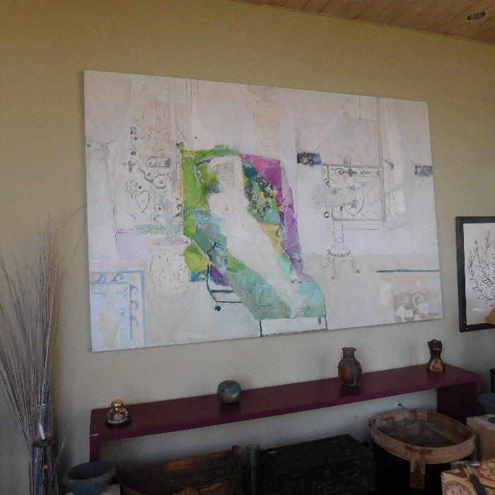 Pierre Lesieur original 79" tall x 118" across