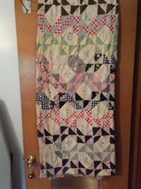 One of several vintage quilt-tops ready to be quilted!