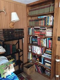 Books, books and more books.... new, vintage and antique.  Some are great for decoration!