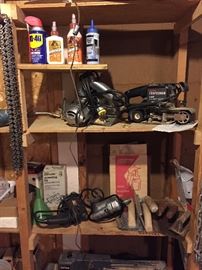 Nice large assortment of drills, sanders, saws, and so much more!