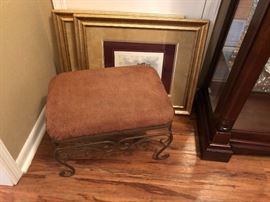 Suede Ottoman