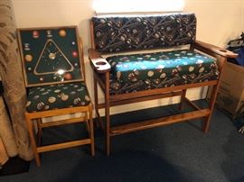 Billiard room furniture and decor