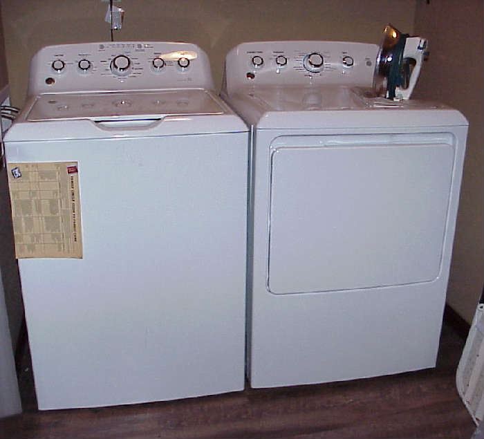 New General Electric Washer & Dryer