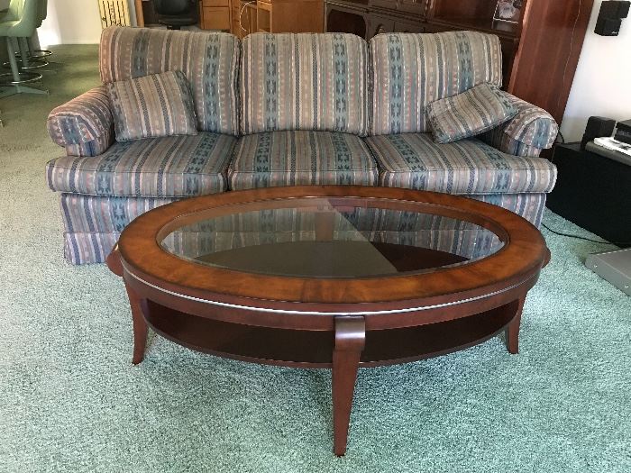 Sofa with coffee table 