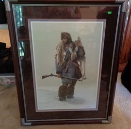"The Hivernant" by David Wright LE #1062/1200 Pencil signed by artist. 