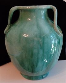 Weller Nile Vase 12" Malachite Glaze 