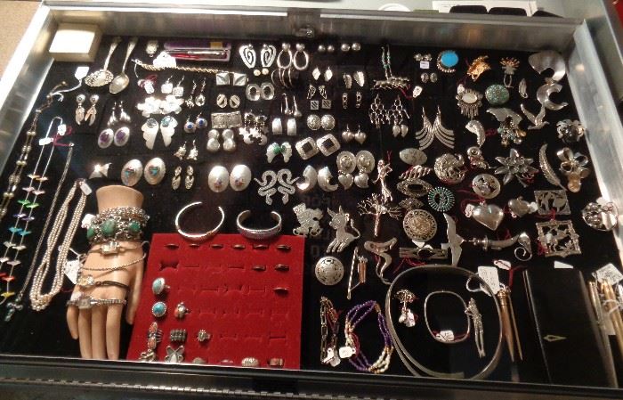 Tons of Sterling Silver Jewelry (sold as Jewelry not scrap) All weighed & priced accordingly.