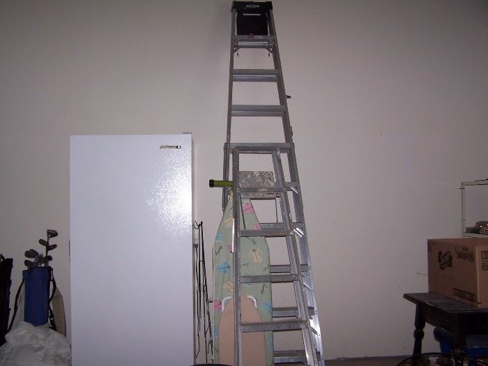 10 foot ladder and step ladder