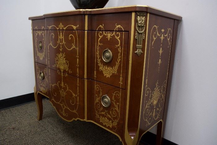 A Regency/Louis XVI Style Buffet.  Mahogany Solids.  By Karges Furniture Co. (appraised: $6,500)  For Sale: $1,600