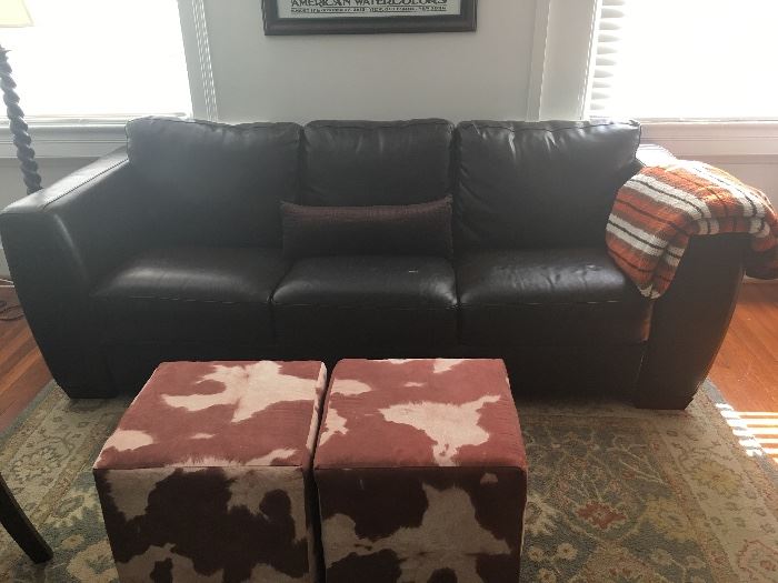 Leather Sofa - Make and offer 