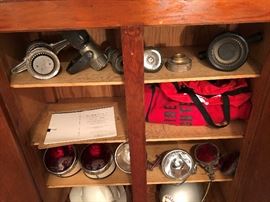 Vintage Firehouse Nozzles / Fire Truck Lights