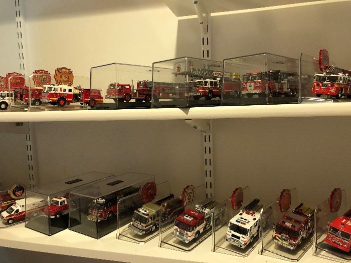 Dozens of Collectible Fire Trucks