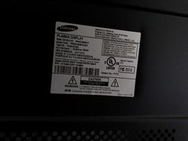 50" Samsung Plasma TV