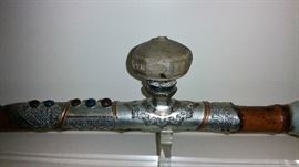 Bamboo & Jade Opium pipe with stopper