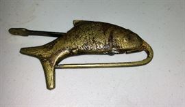 Brass furniture lock