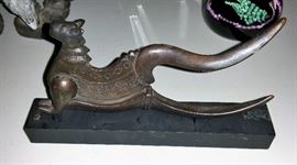 Cast Bronze Dragon Cigar Cutter