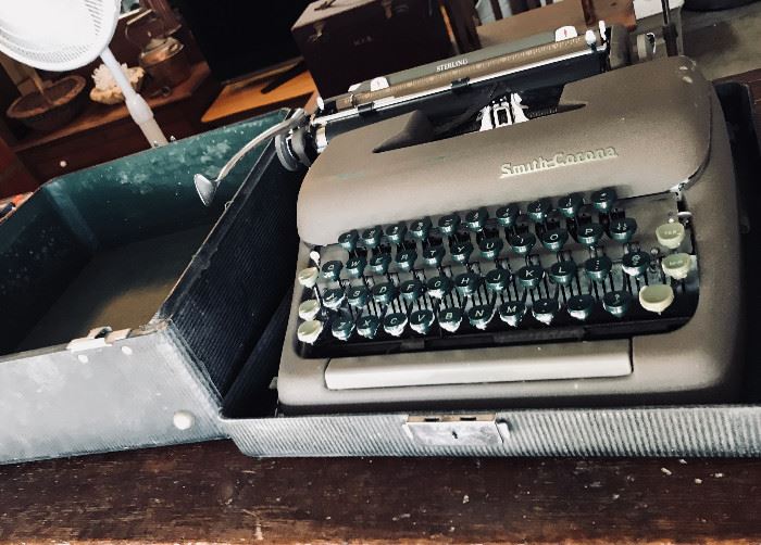 Vintage Smith-Corona typewriter. $95