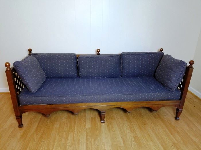 Drexel Spanish Influence Sofa:              http://www.ctonlineauctions.com/detail.asp?id=736214
