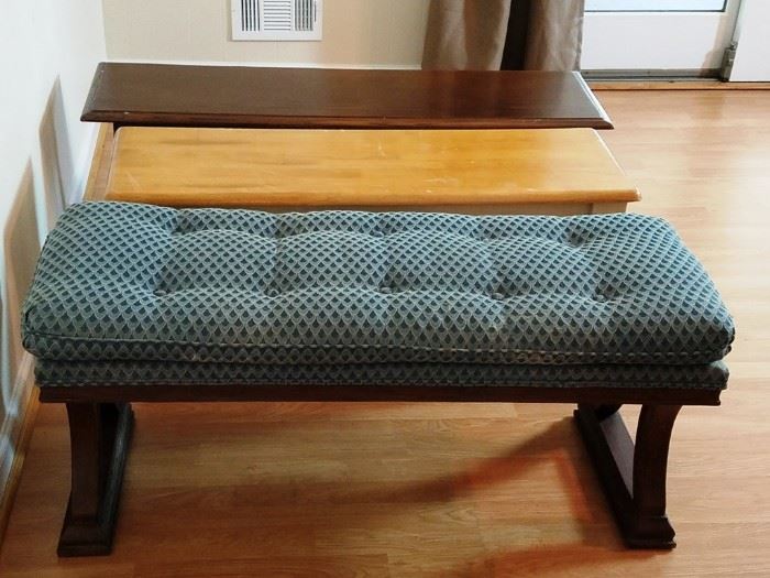 Three Benches, Three Styles       http://www.ctonlineauctions.com/detail.asp?id=736265