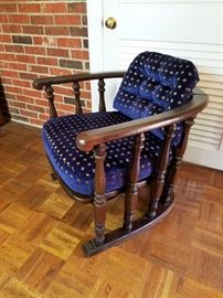 Cane-back Club Chair & Spanish Style Club Chair http://www.ctonlineauctions.com/detail.asp?id=736302
