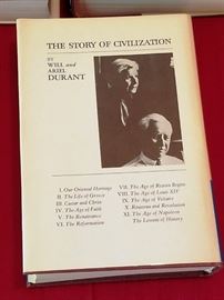Story of Civilization 11 Volumes:                          http://www.ctonlineauctions.com/detail.asp?id=736415