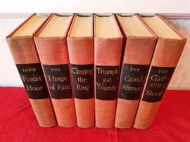 Winston Churchill 6 Vol. Set:   http://www.ctonlineauctions.com/detail.asp?id=736417