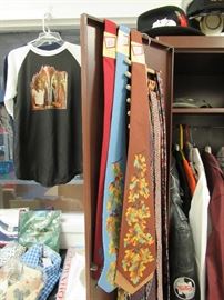 Vintage Menswear, t shirts, leather jackets, suits, hats 