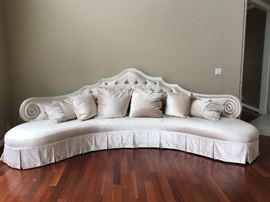 Haute House Custom one of a Kind Sofa. 140'' L x 49'' H