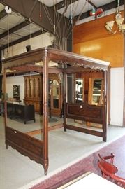 Beautiful Jacobean Style Tester Bed