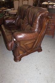 Leather Loveseat