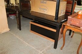 Fabulous Kindle French Gilt Lacqued Dining Room Table with Leaves